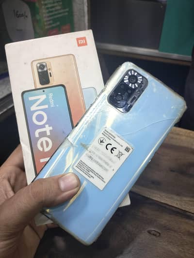 Redmi 10 Pro 6GB 128GB All Ok Just 1 Fold Read Disscription Carefully
