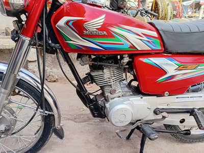 honda 125 2023 Karachi number