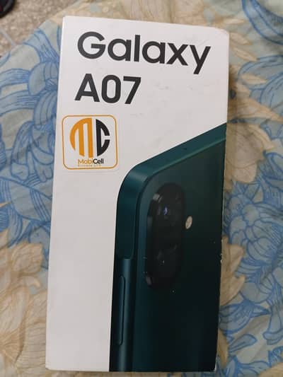 Samsung Mobile A07 4/64  . in warranty.  kuch mah used hai