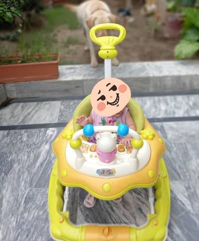 3 in 1 walker rocking chair standing eating table