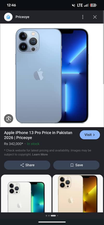 Apple iPhone 13 Pro Icloud lock black colour 