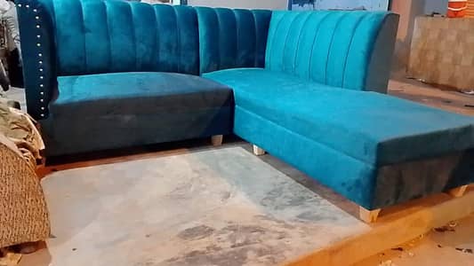 L shape sofa set one day used only