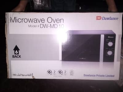 Microwave oven model # DW-MD 10