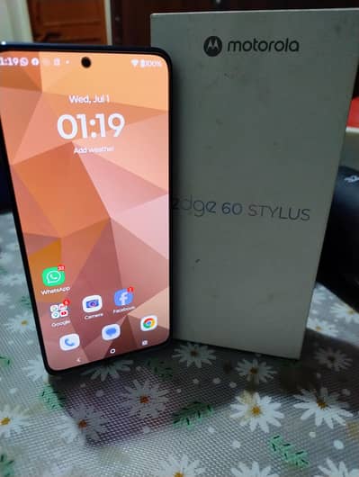 Motorola Edge 60 Stylus DUBAI TDRA WITH BOX NON PTA