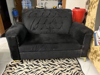 Black sofa
