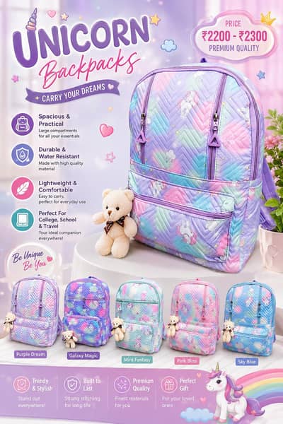 The Collage, University and School girls Bags