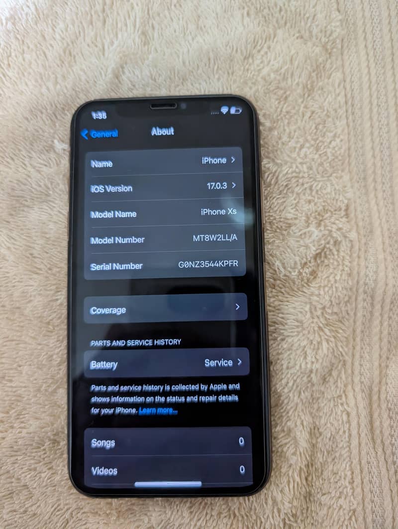 Apple iPhone XS 7