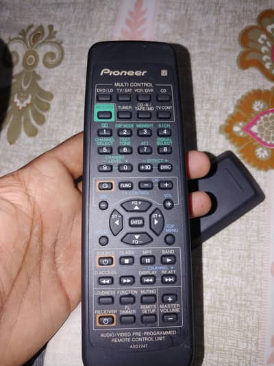 audio video amplifier remote