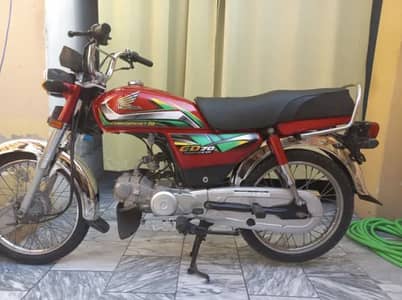 Honda cd 70 (2022) model Total jeniun Bike (03060645249