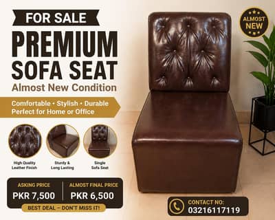 3 Sofa Seats Almost New