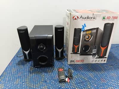 audionic ad-7000 plus multimedia speaker (ac/dc supported)