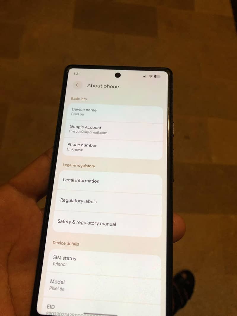 Google Pixel 6a 6