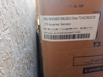 Haier 1.5 ton t3 box pack available