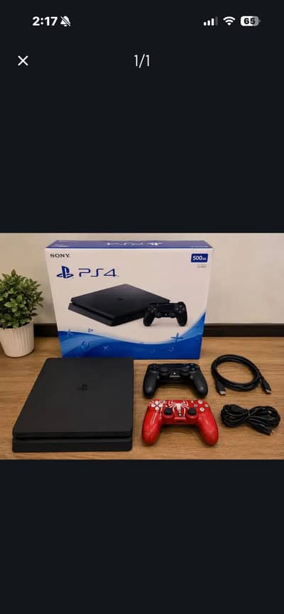 PS4 Slim 500GB – Complete Bundle | Excellent Condition sealed pack
