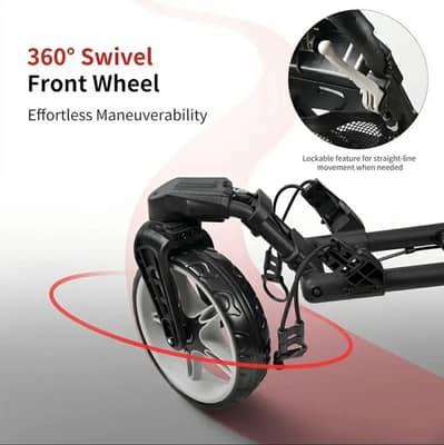 Caddytek lite 15.3  3 wheel golf cart trolley