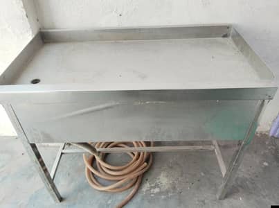 steel table