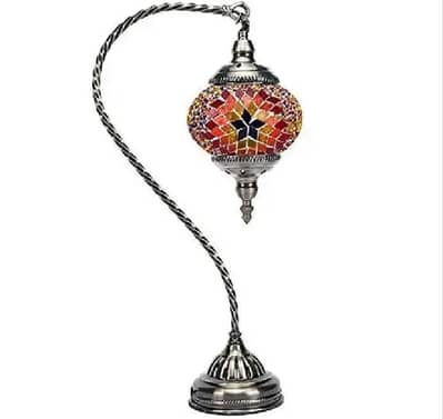 Turkish glass mosaic table lamp