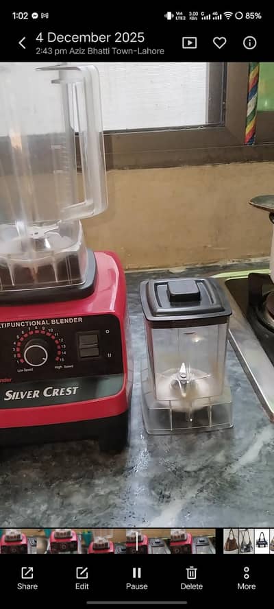 Silver crest 2 in 1 heavy duty blender for sale