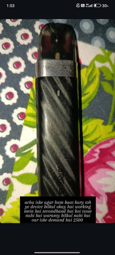 Voopoo Argus Z2 Pod Kit - Excellent Condition(100% Working)Urgent Sale
