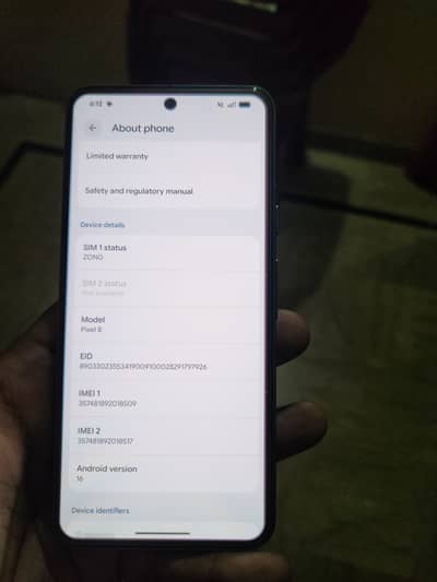 Google Pixel 8 contact 0332 2605891