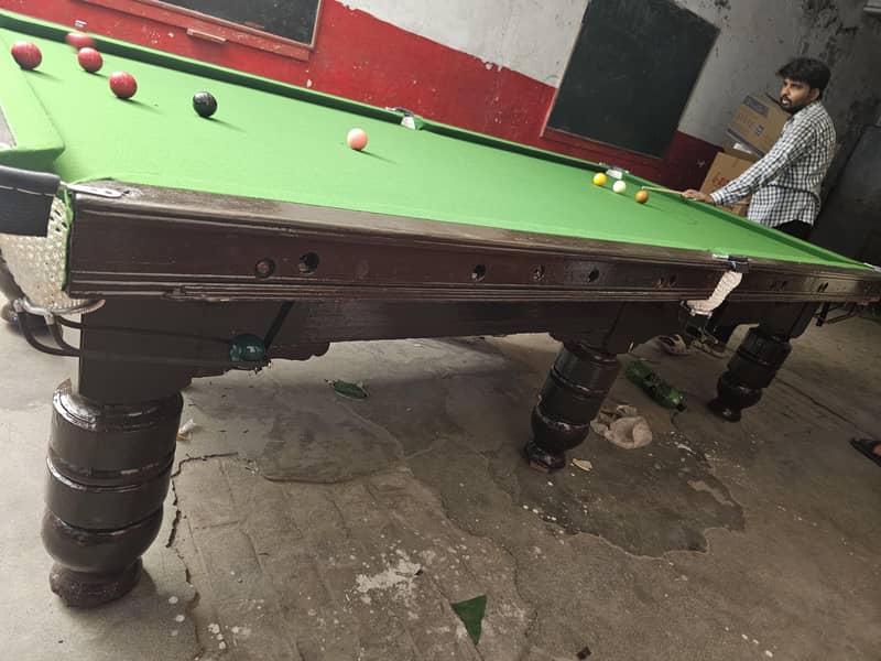 snooker table 5/10 1