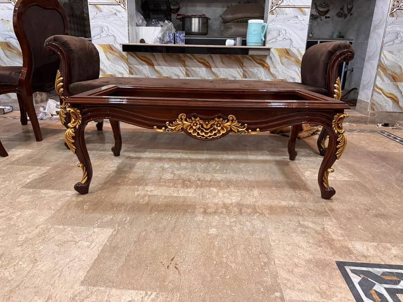 Dining table Pure solid chiniot wood 1