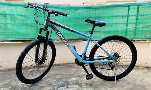 Black & Blue Mountain Bike | Front Suspension | Disc Brakes