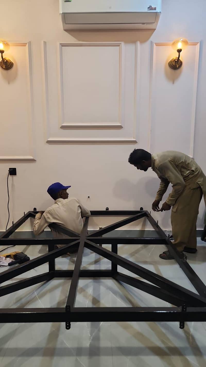 folating bed iron frame 0