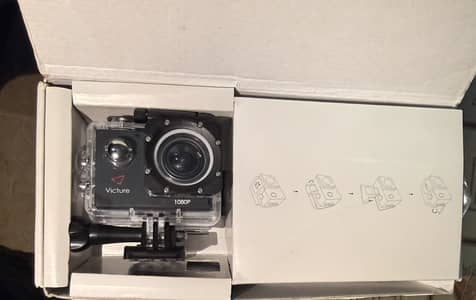 Victure action camera fhd  (box pack brand new)