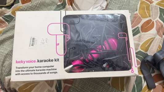 Lucky Voice Karaoke Kit with 2 Microphones Complete Set