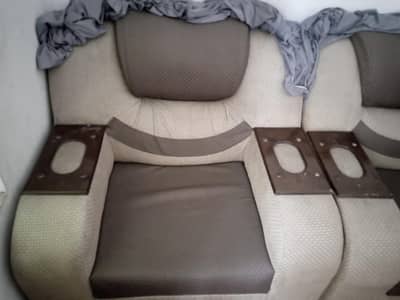 1 2 3 seater wooden sofa