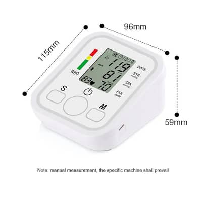 Digital Blood Pressure Monitor – Fully Automatic Upper Arm BP Machine