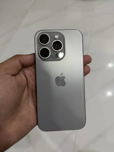 Apple iPhone 15 Pro 256gb pta approved Natural titanium color