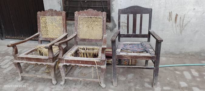 3 chairs for sale | wood chair