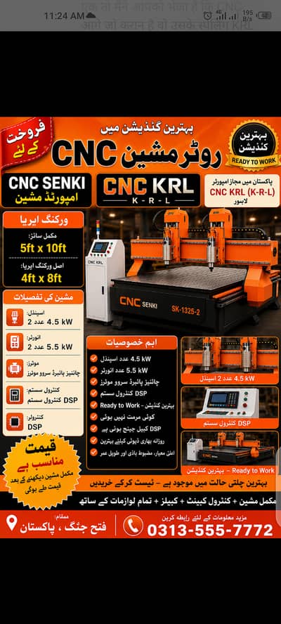 CNC Router Machine Double Head CHINA Imort