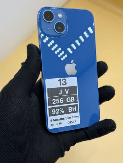 Apple iPhone 13 Jv 256 GB 4 Months Sim Time 92% Battery Health
