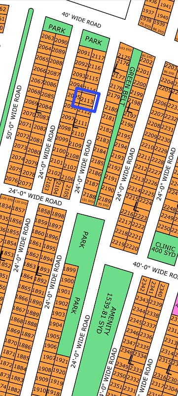 L-1943, 80 Square Yard, Gold Block