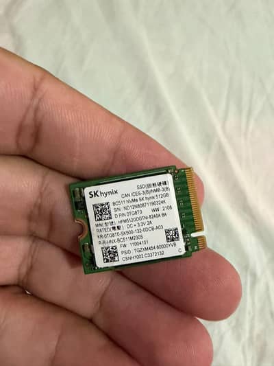 SK hynix 512GB NVMe M. 2 SSD BC511 | PCIe | Laptop SSD | 100% Working