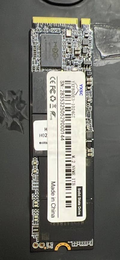 1 TB M-2 NVME SSD 95% Plus Health
