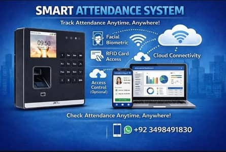 zkteco face Card biometric Attendance Machine mobile app & door lock