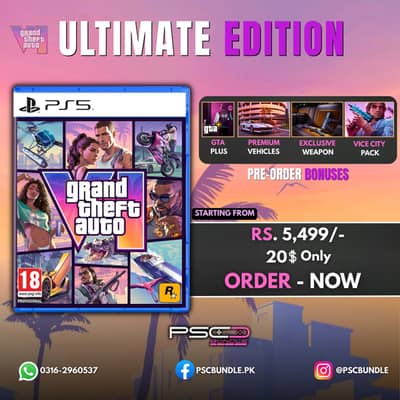 GTA 6 ULTIMATE | STANDARD PS5 | XBOX