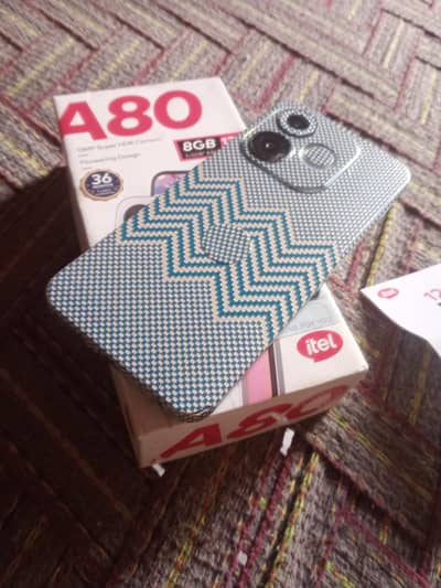 itel a80.128gb with box call or Whatsapp 03074937491