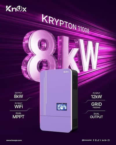 Hybrid inverter | knox 8kw solar inverter