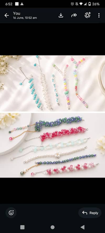 Hand made bracelets