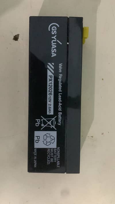 Lithium batteries 12 v 2.6 Ah