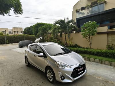 TOYOTA AQUA (S) PUSH START 1.5cc MODEL 2015 REG. 2018 (B2B) SILVER