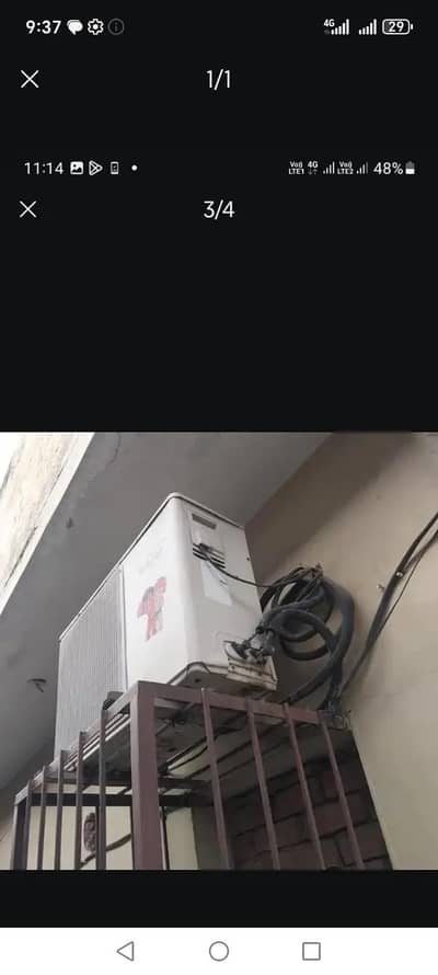 hair Ac 1 ton working condition