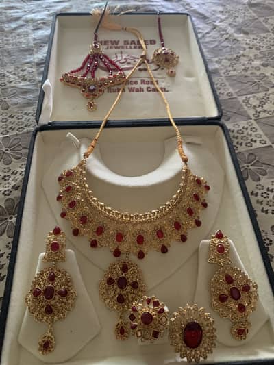 Wedding jewellery set one time used