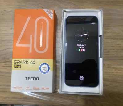 Tecno Spark 40 Pro 256GB | 3 Month Used | 10/10 | 10 Month Warranty