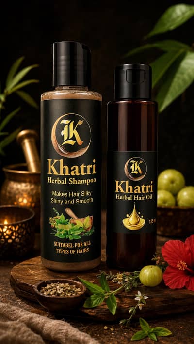 Khatri herbal shampoo and oil best product Best result 